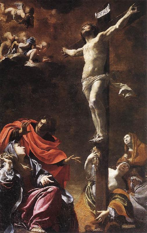  Simon  Vouet Crucifixion Norge oil painting art